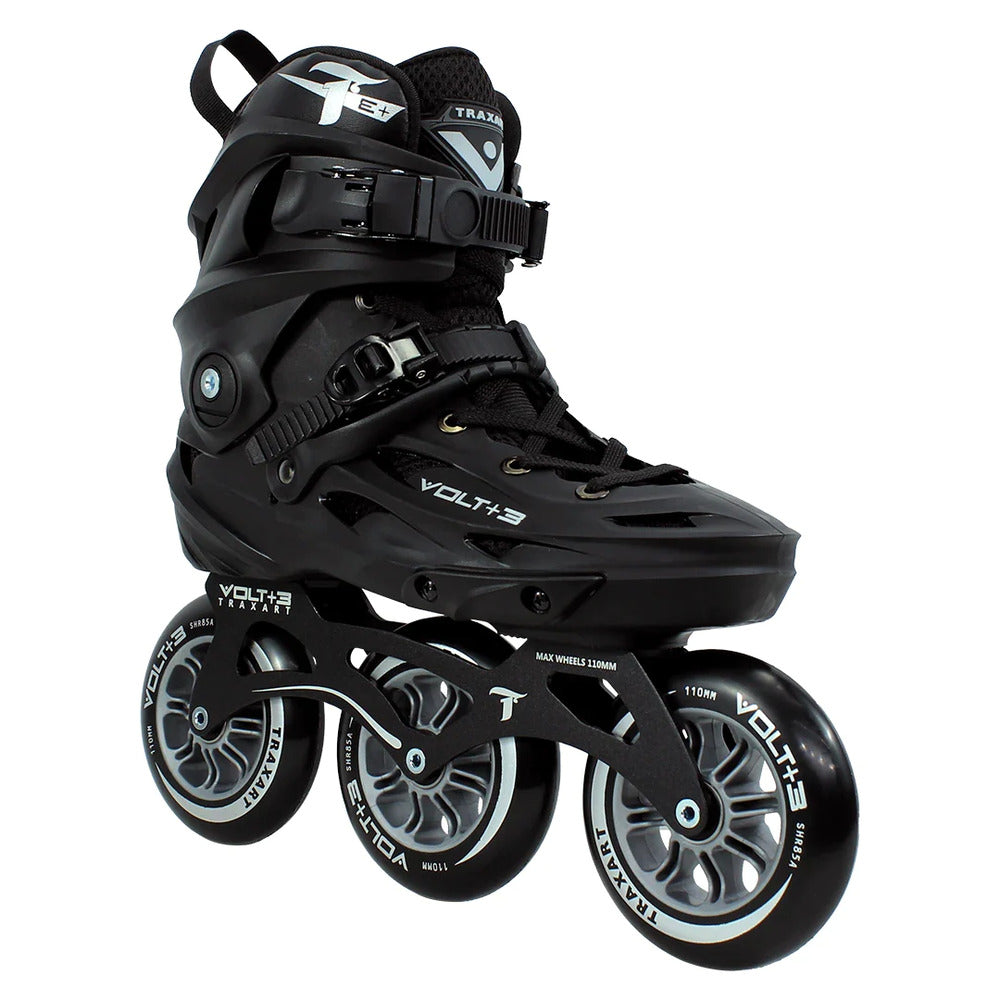 PATINS FREESTYLE TRAXART VOLT+ 3 PRETO - 110MM ABEC-9 CROMo