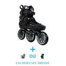 PATINS FREESTYLE TRAXART VOLT+ 3 PRETO - 110MM ABEC-9 CROMo