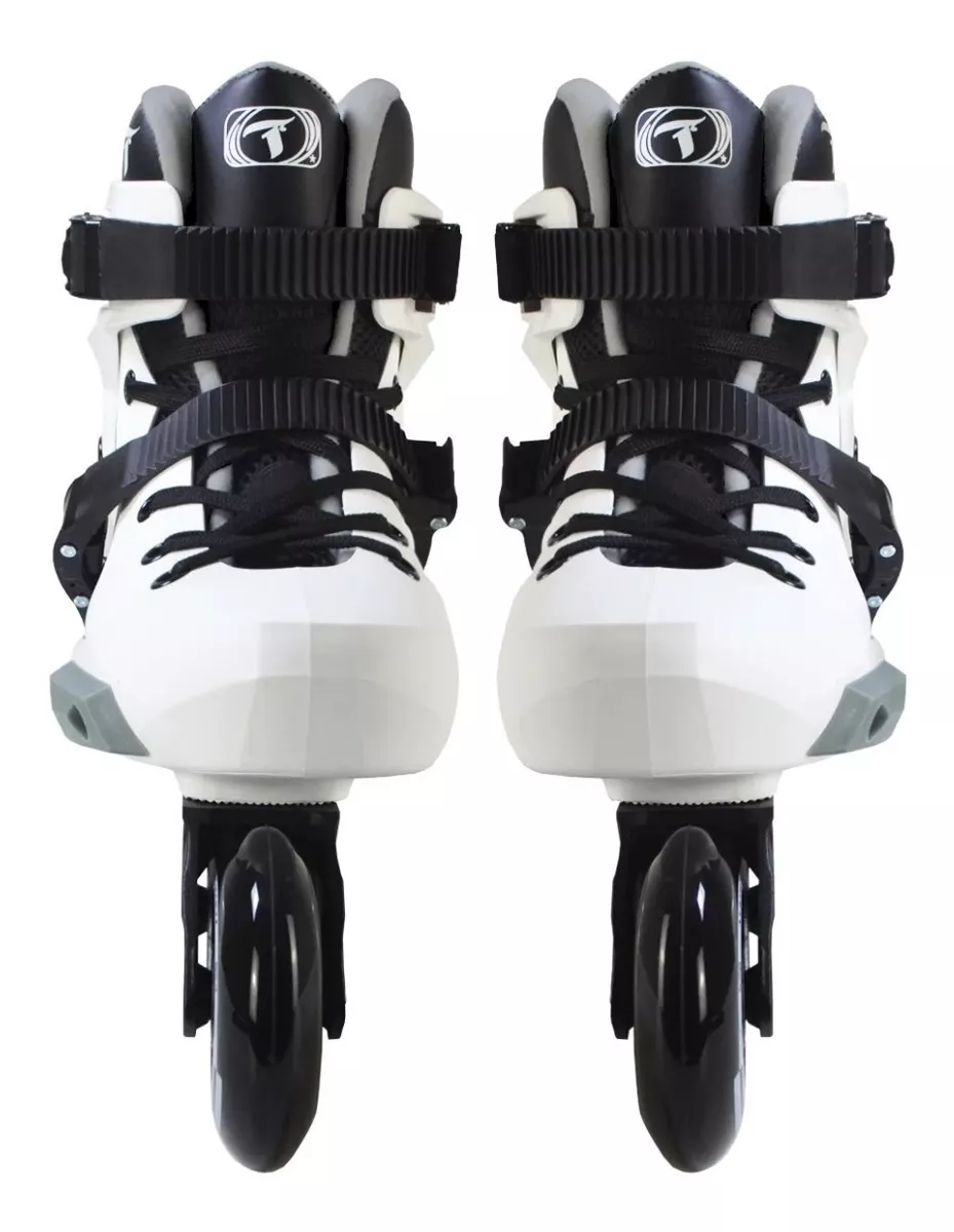PATINS INLINE FREESTYLE URBAN TRAXART REVOLT BRANCO ABEC 9