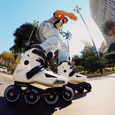 PATINS INLINE FREESTYLE URBAN TRAXART REVOLT BRANCO ABEC 9