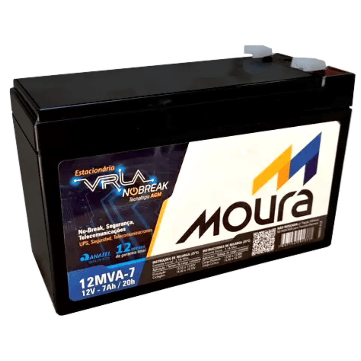BATERIA MOURA 12V CHUMBO 12amp