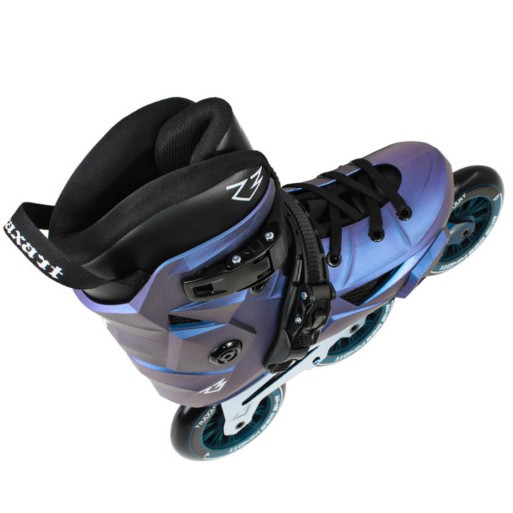 Patins New Revolt R3 Azul Holográfico - 110mm ABEC-9