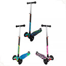 PATINETE INFANTIL REGULAVEL COM LED SUPORTA  ATE 50KG