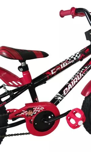 ARO 16 RACER KIDS PRETO/VERMELHO