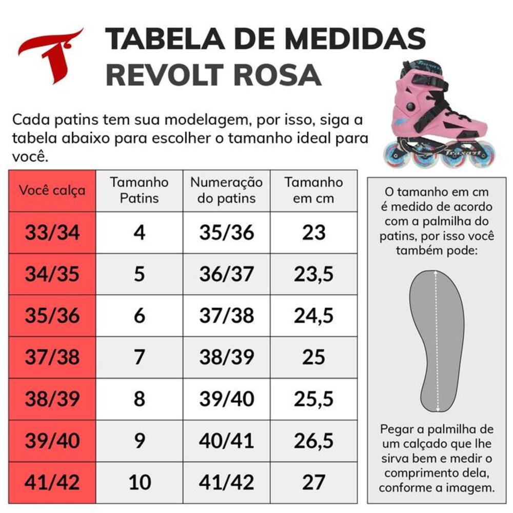PATINS REVOLT ROSA TRAXART INLINE URBAN/FREESTYLE ABEC 9