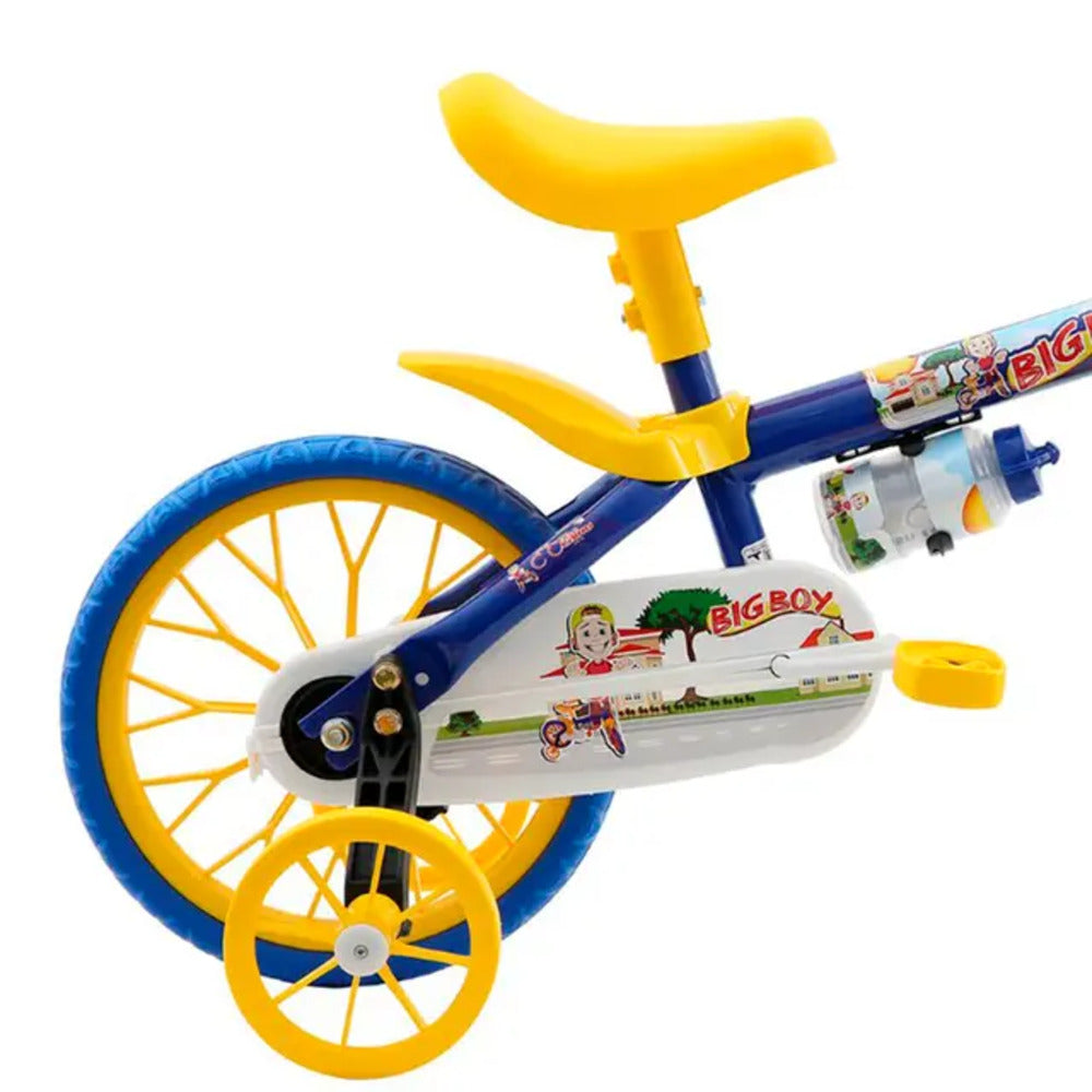 BICICLETA  ARO 12  MENINO  SHARK BIG BOY INFANTIL C/ RODINHA