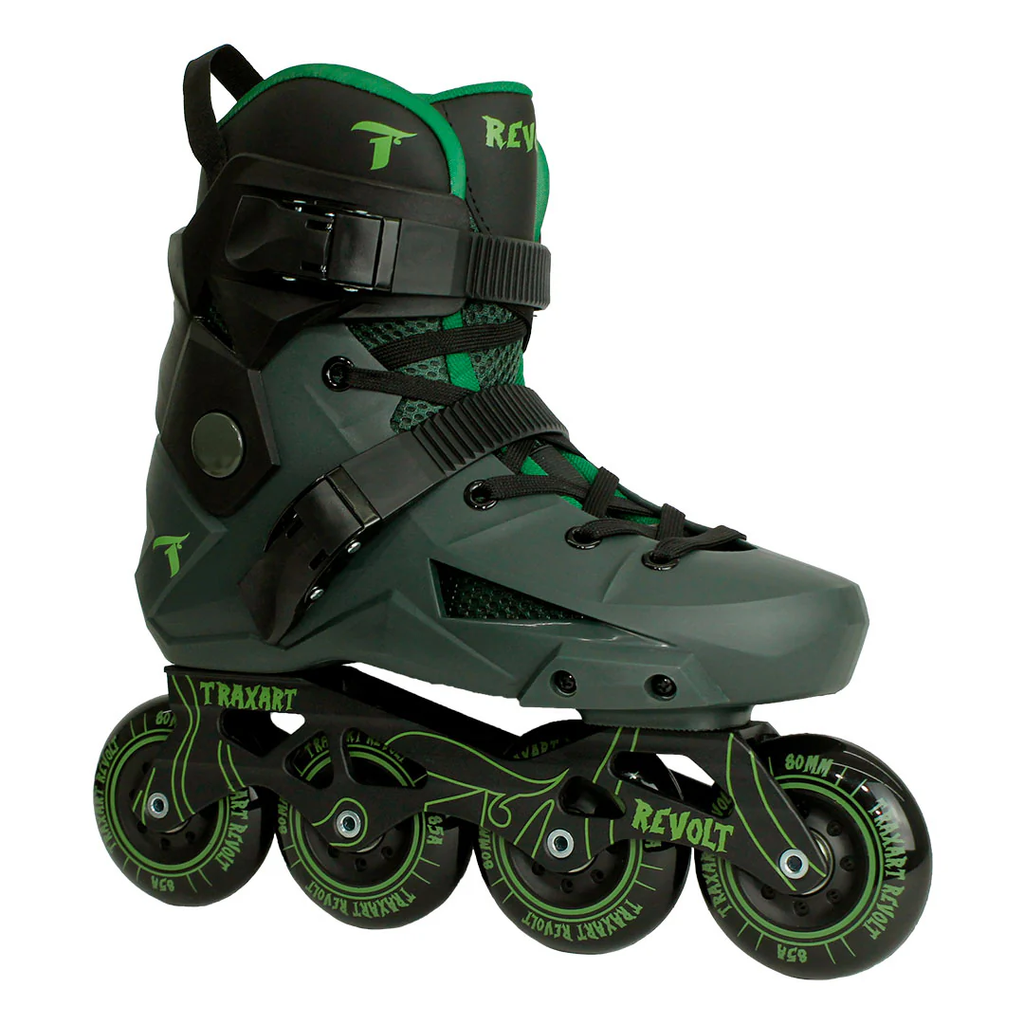 PATINS FREESTYLE/URBANO TRAXART REVOLT VERDE ABEC 9