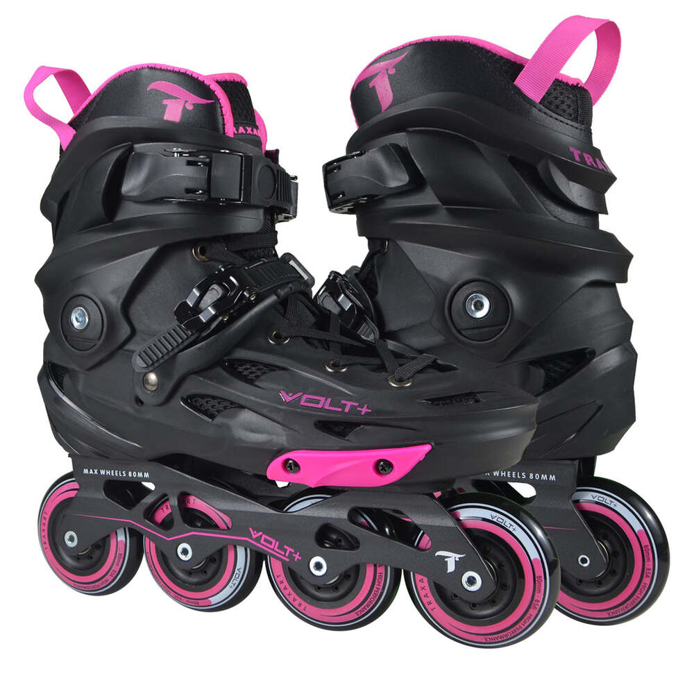 PATINS TRAXART FREESTYLE INLINE VOLT ROSA 2.0 ABEC 9
