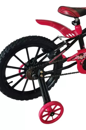 ARO 16 RACER KIDS PRETO/VERMELHO