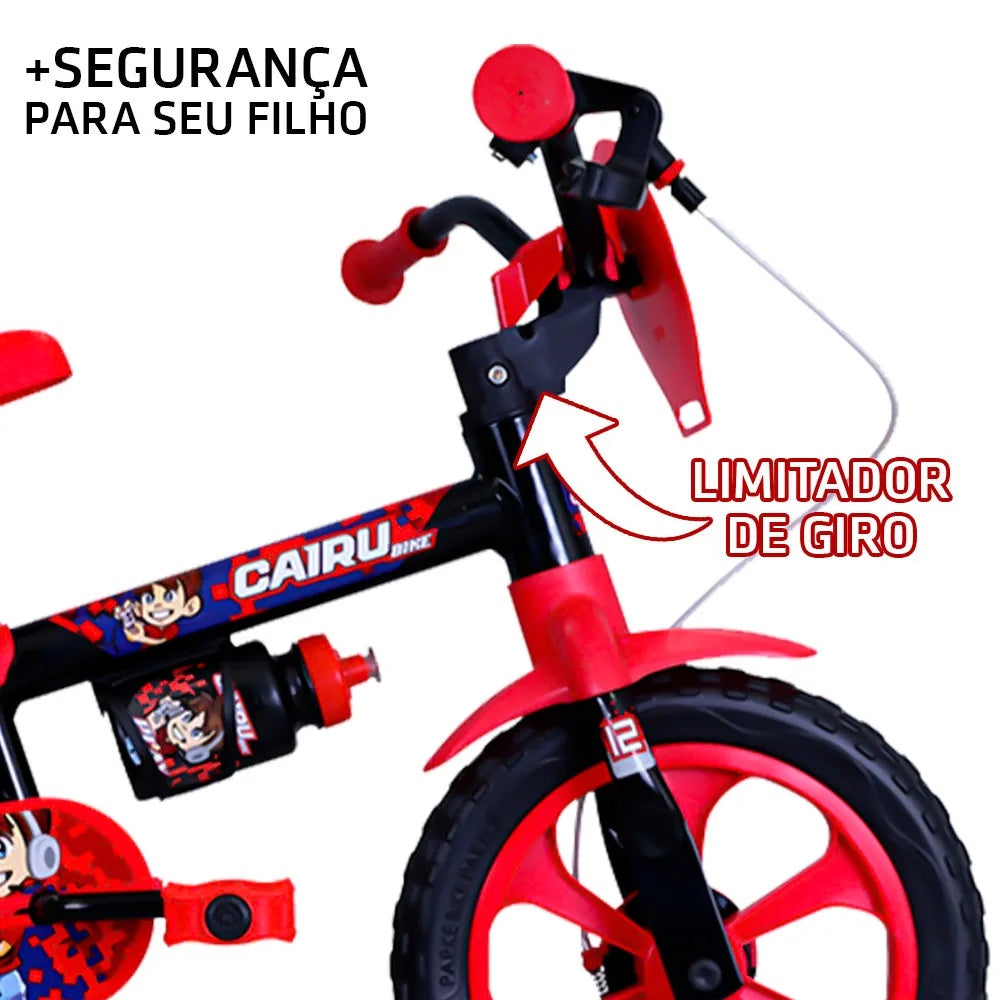 BICICLETA ARO 12 INFANTIL CAIRU PLAY KIDS