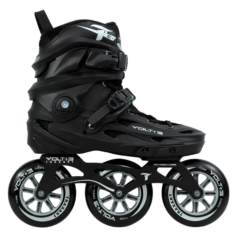 PATINS FREESTYLE TRAXART VOLT+ 3 PRETO - 110MM ABEC-9 CROMo