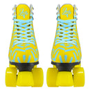 PATINS QUAD TRAXART JOLLY ROLLER AMARELO 4 RODAS ABEC-7