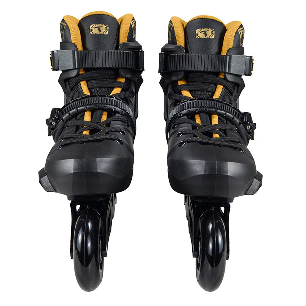 Patins  Traxart Revolt Turbo Black Gold 80mm ABEC-9 Cromo
