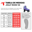 PATINS TRAXART QUAD JOLLY ROXO 58MM X 32MM ABEC-7