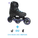 PATINS TITANIUM TRAXART JUVENIL REGULAVEL 90MM/85A  ABEC 7