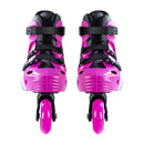 PATINS INLINE TRAXART SPECTRO ROSA 72MM ABEC 5 + BRINDE