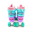 PATINS QUAD INFANTIL AJUSTAVEL 30/33 VIOLETA C/KIT PROTEÇÃO