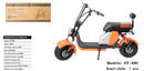 SCOOTER MOTO ELETRICA 1000w STARMEGA ST-390 50KM