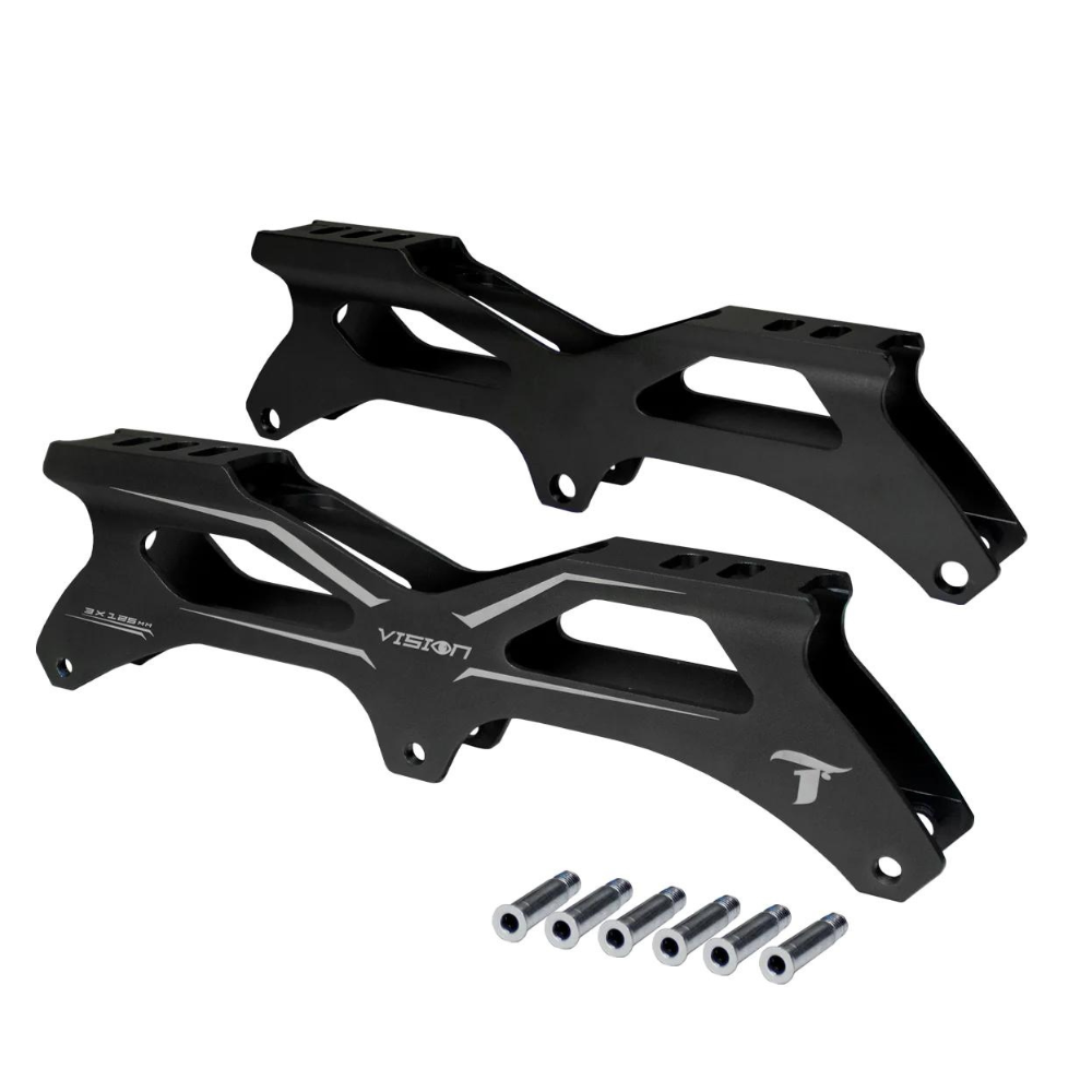 Base Para Patins Inline 3 Rodas Vision Traxart 125mm Urban