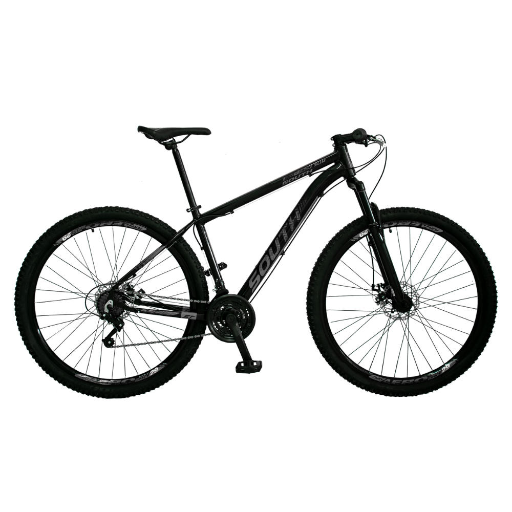 BICICLETA  ARO 29 SOUTH SLIM ALUMINIO MTB FREIO A DISCO 21V