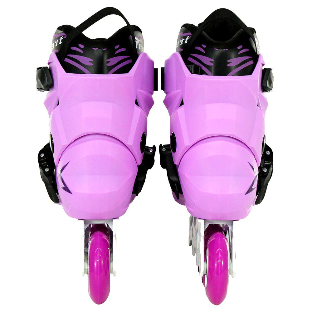 PATINS REVOLT LILAS INLINE FREESTYLE TRAXART B/BRANCA  ABC 9