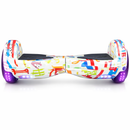 Hoverboard Overboard Skate Elétrico Com LED Rodas Espelhadas