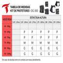 KIT DE PROTEÇÃO TRAXART PRO-T DG 300 PARA PATINS/SKATE + BRINDE