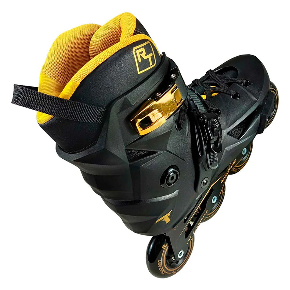 Patins  Traxart Revolt Turbo Black Gold 80mm ABEC-9 Cromo