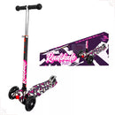 PATINETE INFANTIL REGULAVEL COM LED SUPORTA  ATE 50KG