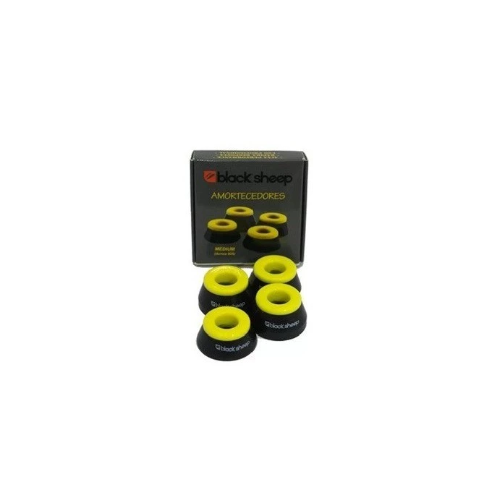 Amortecedor Black Sheep Skate – Soft, Medium, Hard  | Controle Máximo e Impacto Zero