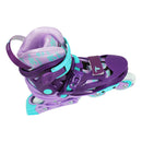 PATINS X-LIGHT TRAXART AJUSTAVEL ROXO COM RODAS DE LED ABEC 9