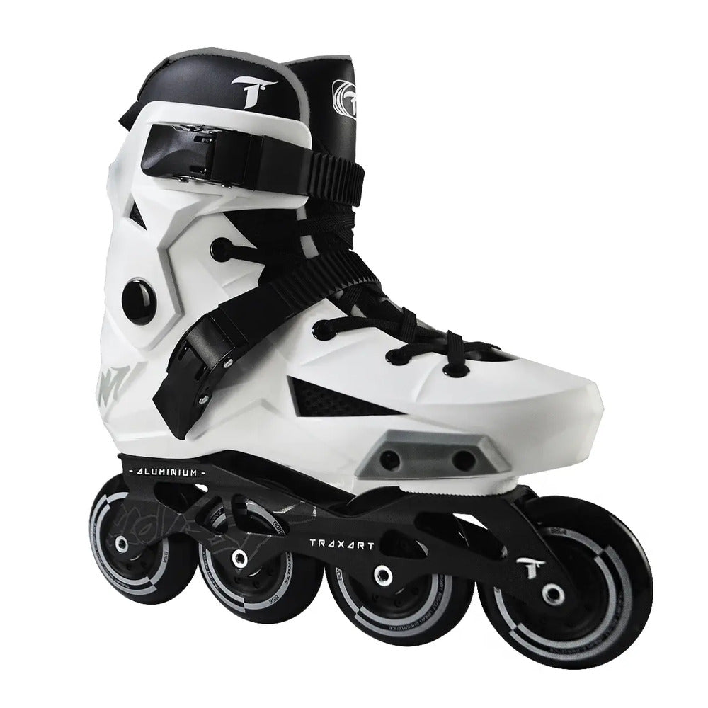 PATINS INLINE FREESTYLE URBAN TRAXART REVOLT BRANCO ABEC 9