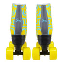 PATINS QUAD TRAXART JOLLY ROLLER AMARELO 4 RODAS ABEC-7