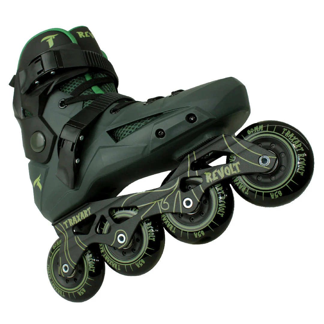 PATINS FREESTYLE/URBANO TRAXART REVOLT VERDE ABEC 9