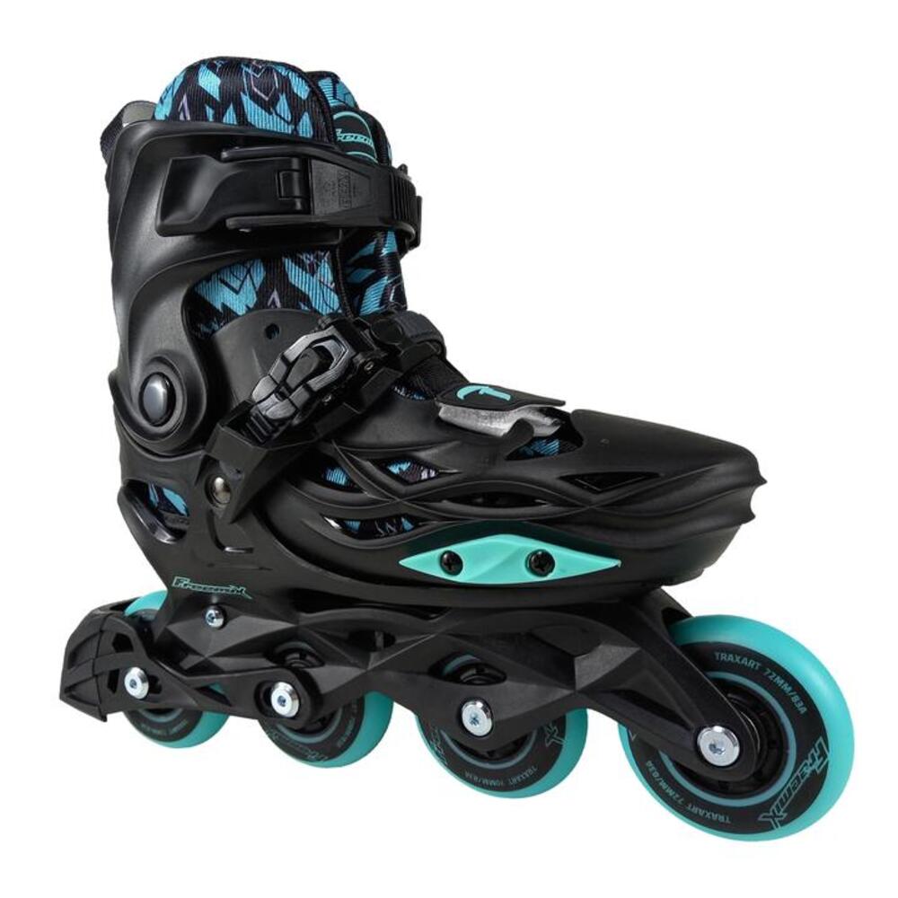 PATINS INFANTIL INLINE FREEMIX PTO TRAXART AJUSTAVEL ABEC 9