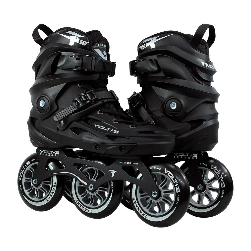 PATINS FREESTYLE TRAXART VOLT+ 3 PRETO - 110MM ABEC-9 CROMo