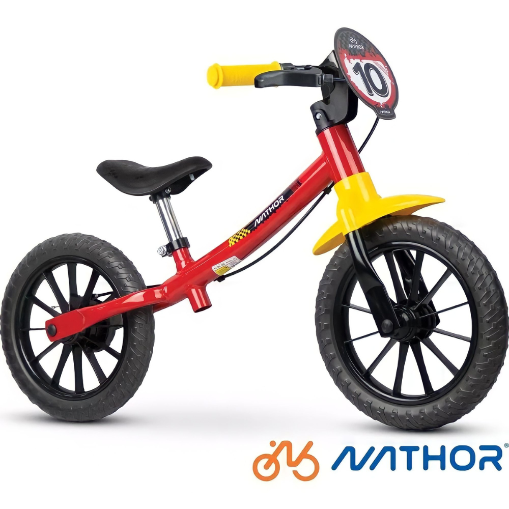 Bicicleta Infantil de Equilibrio Aro 12 Nathor Balance Bike
