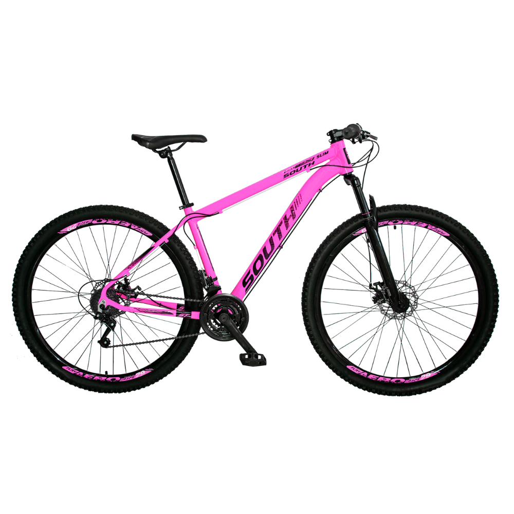 BICICLETA  ARO 29 SOUTH SLIM ALUMINIO MTB FREIO A DISCO 21V