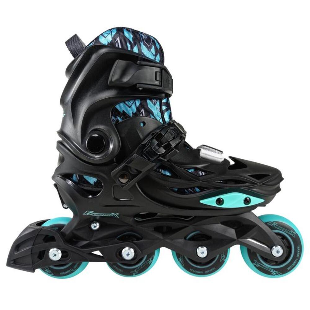 PATINS INFANTIL INLINE FREEMIX PTO TRAXART AJUSTAVEL ABEC 9