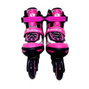 PATINS INLINE JUVENIL TRAXART ENERGY ROSA  AJUSTAVEL ABEC 5