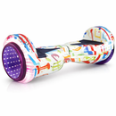 Hoverboard Overboard Skate Elétrico Com LED Rodas Espelhadas