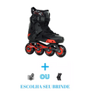 PATINS TRAXART REVOLT PRETO FREESTYE COM RODAS PRETAS ABEC 9