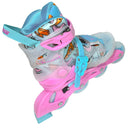 PATINS TRAXART INFANTIL STARLIGHT ROSA ABEC 9 C/RODAS DE LED