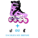 PATINS REVOLT LILAS INLINE FREESTYLE TRAXART B/BRANCA  ABC 9