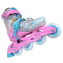 PATINS TRAXART INFANTIL STARLIGHT ROSA ABEC 9 C/RODAS DE LED