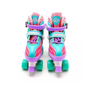 PATINS QUAD INFANTIL AJUSTAVEL 30/33 VIOLETA C/KIT PROTEÇÃO