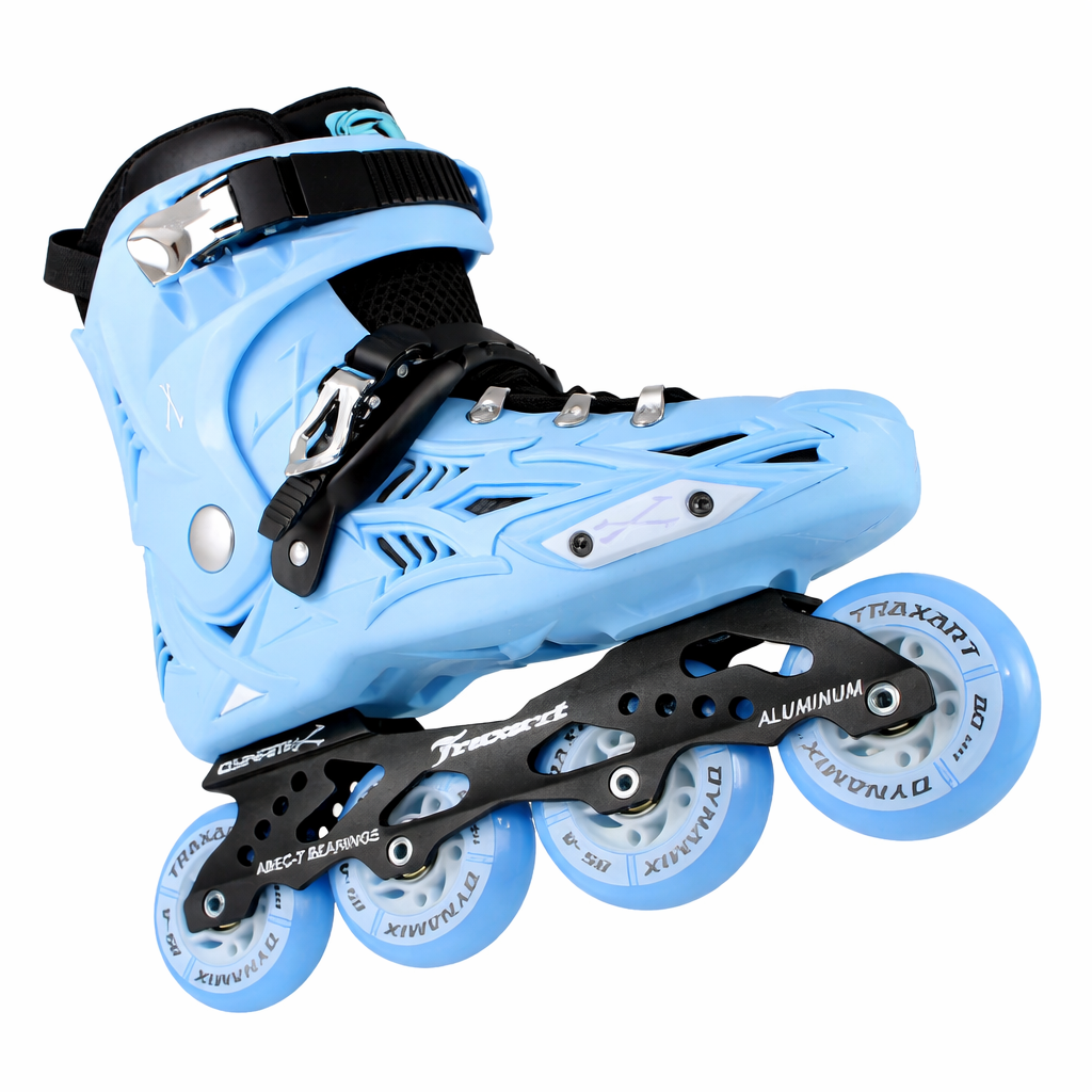Patins Dynamix Azul Claro - 80mm Abec-7