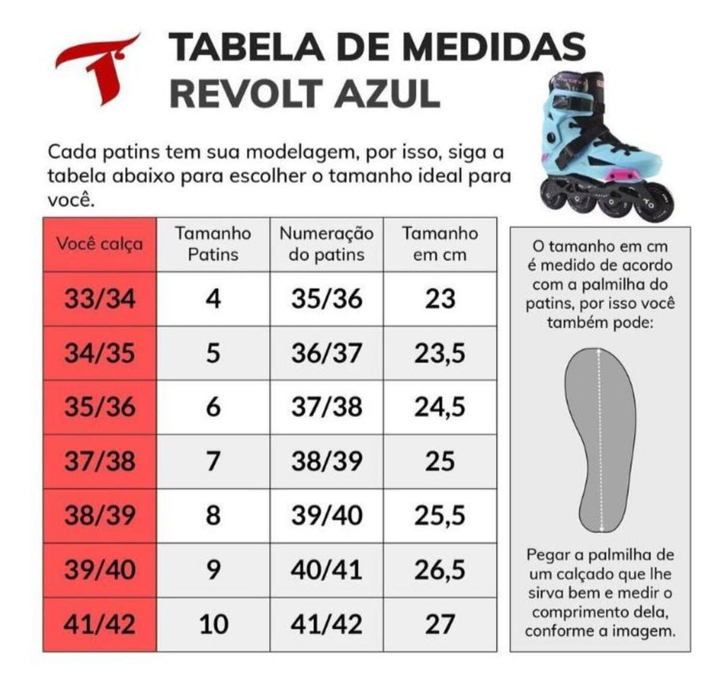 PATINS FREESTYLE URBAN TRAXART REVOLT AZUL ABEC 9