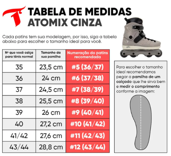 PATINS STREET ATOMIX TRAXART ABEC-9