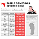 PATINS INLINE TRAXART SPECTRO ROSE  72MM  ABEC-5 + BRINDE